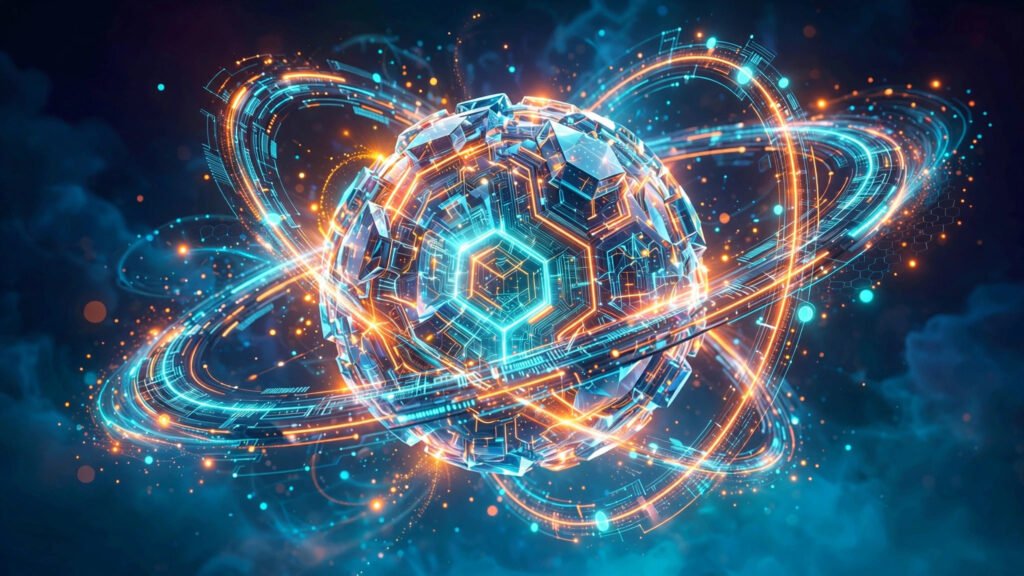 Claude Sonnet 5.5 glowing AI neural core release artwork