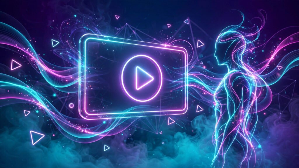 faceless youtube videos with ai — faceless creator workflow illustration