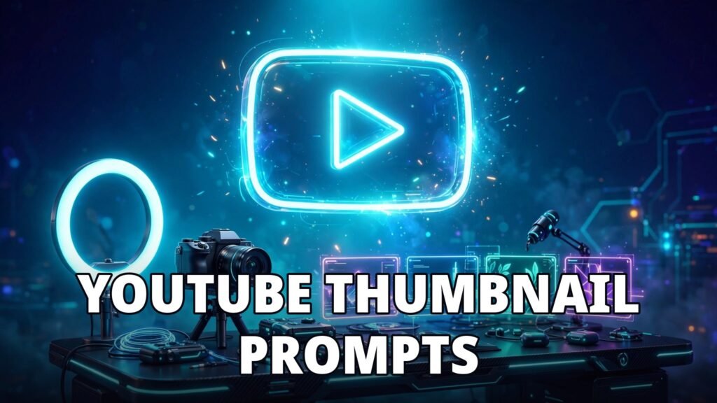 AI image prompts for YouTube thumbnails