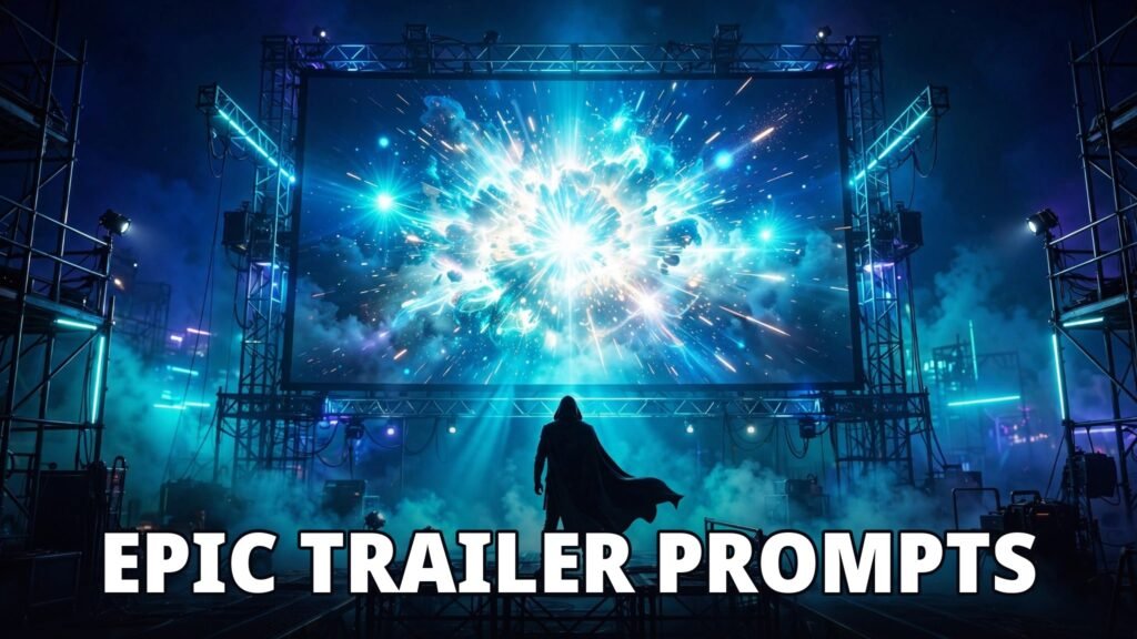 AI movie trailer prompts for epic cinematic teasers