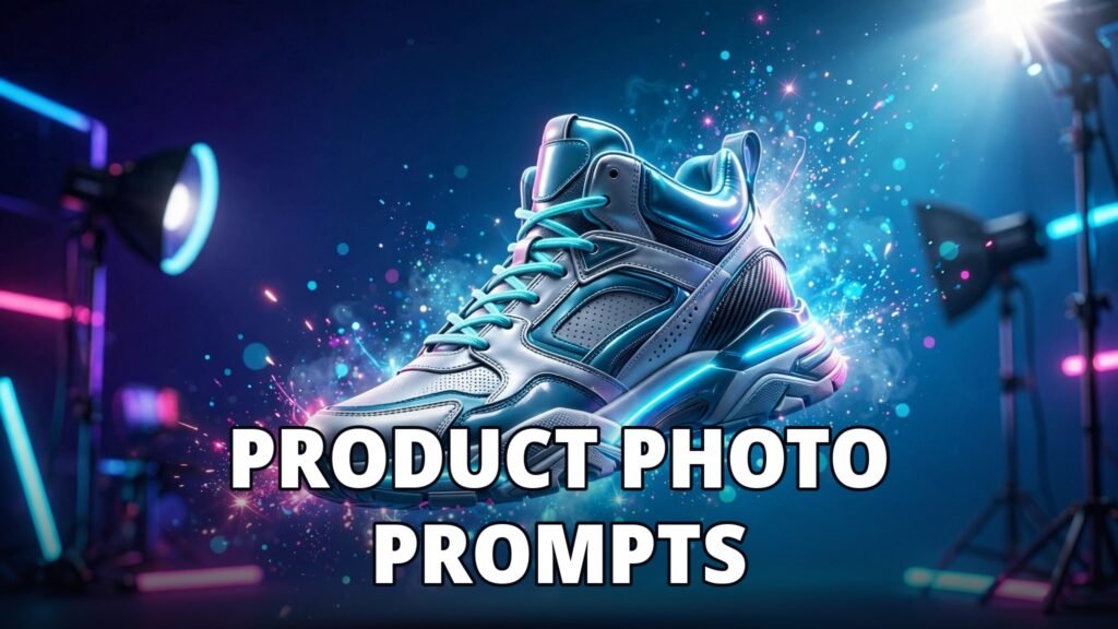 ai product photo prompts studio scene