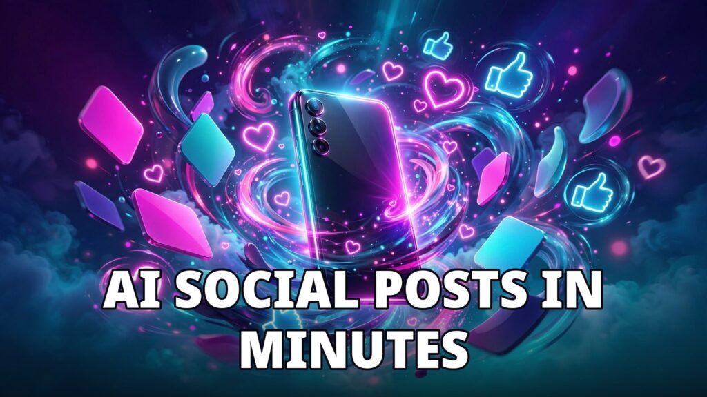 AI social media posts workflow — create ai social media posts