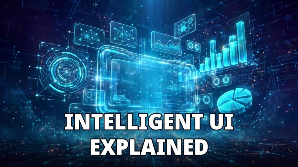 GPT-6 Intelligent UI interactive answers illustration