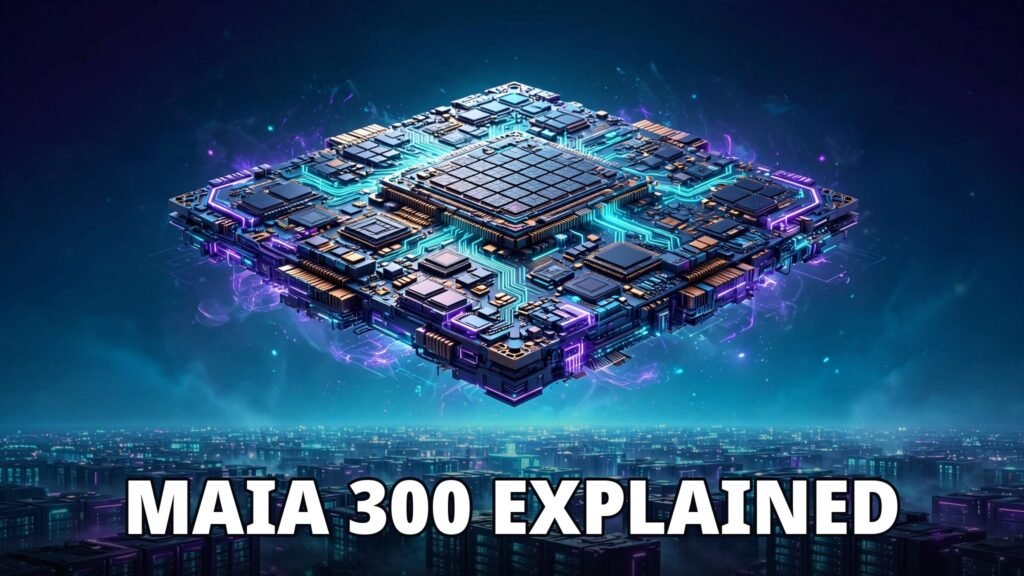 Microsoft Maia 300 chip AI accelerator explained